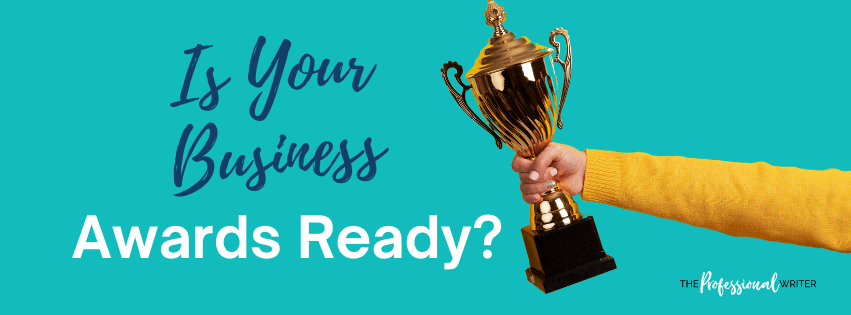 Awards Ready, win a business award